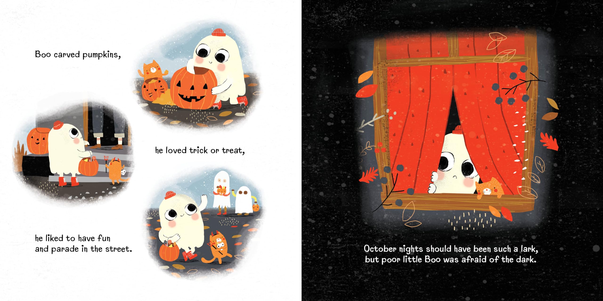 Ghost Afraid of the Dark – A Must-Have Board Book for Kids | Adorable & Heartwarming |Encouraging Bravery & Confidence Through a Fun Bedtime Story