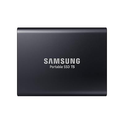 SAMSUNG T5 Portable SSD 1TB - Up to 540MB/s - USB 3.1 External Solid State Drive, Black (MU-PA1T0B/AM)