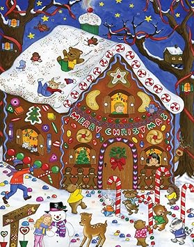 Vermont Christmas Company Calendrier De L Avent Maison De Pain D Epice En Anglais Amazon Fr Jeux Et Jouets