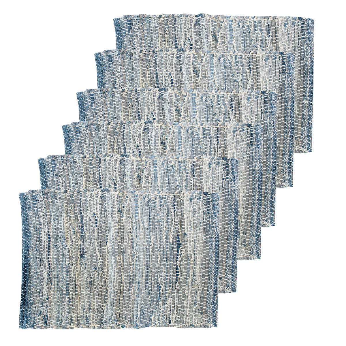 Best solid blue woven table runner