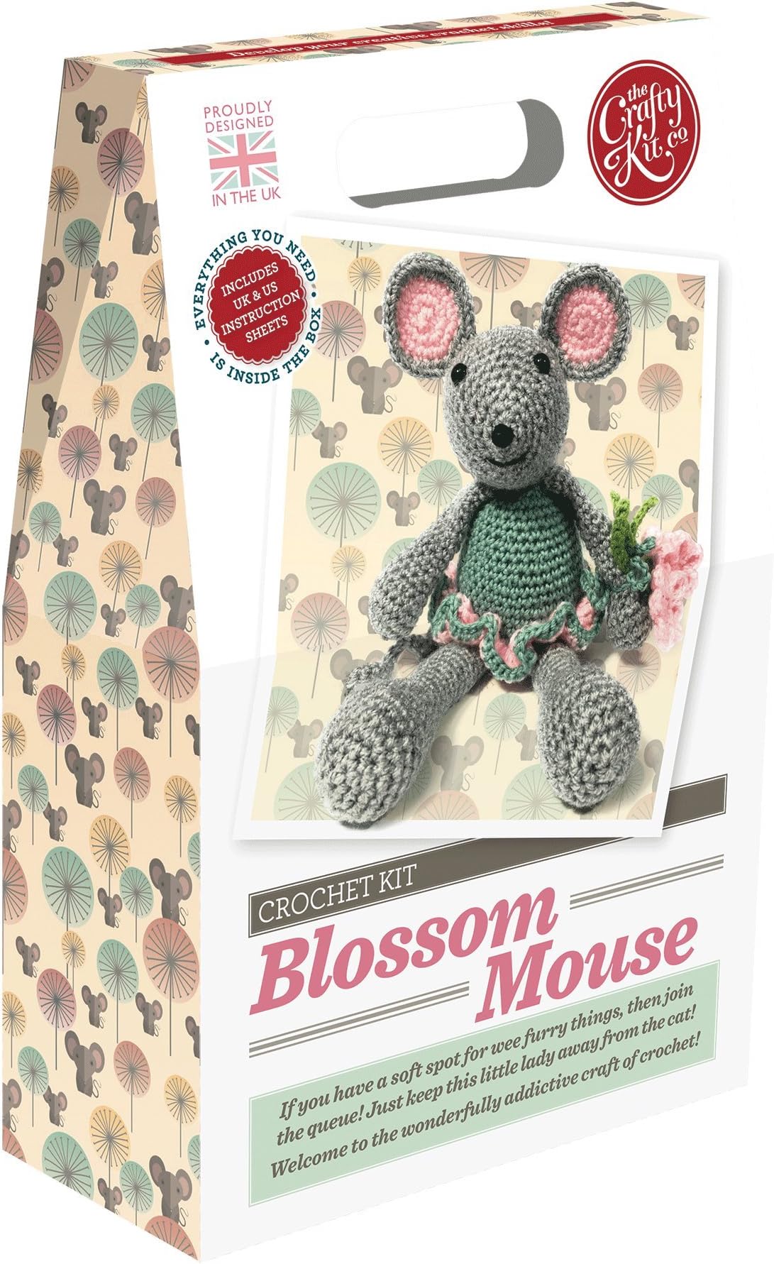 New Blossom Mouse Crochet Kit