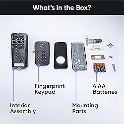 Wyze Auto-Lock Bolt, Fingerprint Keyless Entry Door