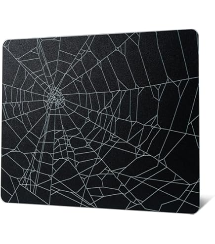 Clustrs Akira Tempered Glass Gaming Mouse Pad - 500x400mm Ultra-Smooth Surface, Non-Slip PU Base For PC/Mac