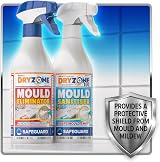 Dryzone Mould Remover & Prevention Kit - 3 x 450ml Dual-Action Spray view 3