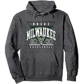 NBA Official Milwaukee Bucks Dead Ball Hassle Pullover Hoodie