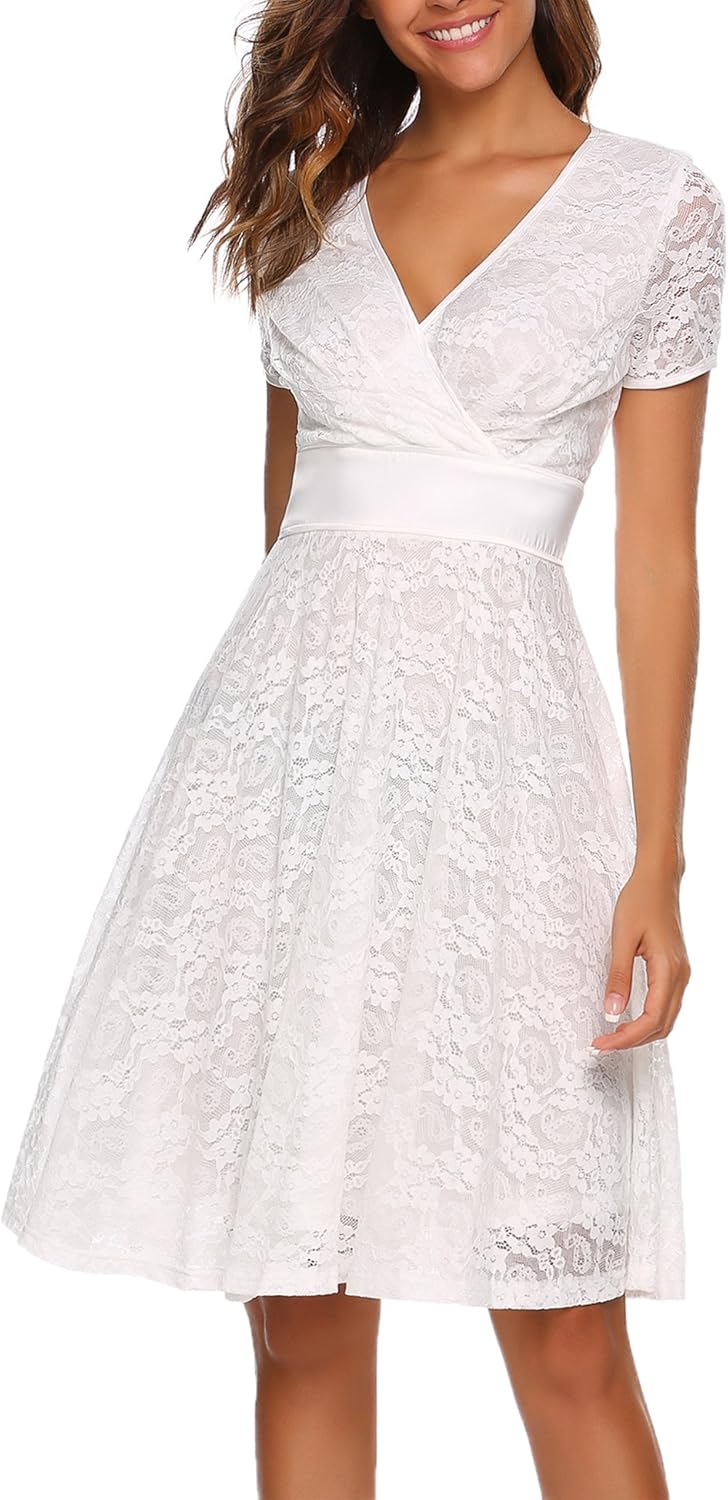 Abendkleid Weiß Xxl