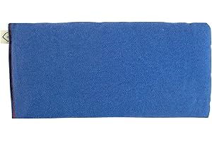 PEACEGOODS Unscented Flax Organic Eye Pillow -Soft Cotton 4 x 8.5 - choose from a rainbow of soothing colors - periwinkle blue purple
