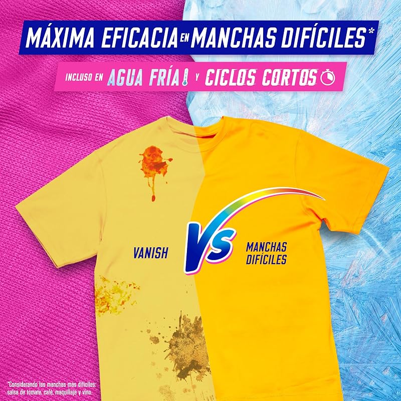 Vanish Gold Quitamanchas - Nuestra Mejor Fórmula en Polvo, sin Lejía, 960gr