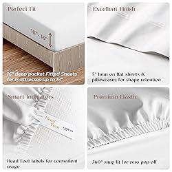 Carressa Linen 100% Organic Cotton Sheet Set Twin