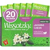 Wissotzky Green Tea with Jasmine, 20 Tea Bags | Antioxidant Rich | Fragrant Green Tea Bags (1)