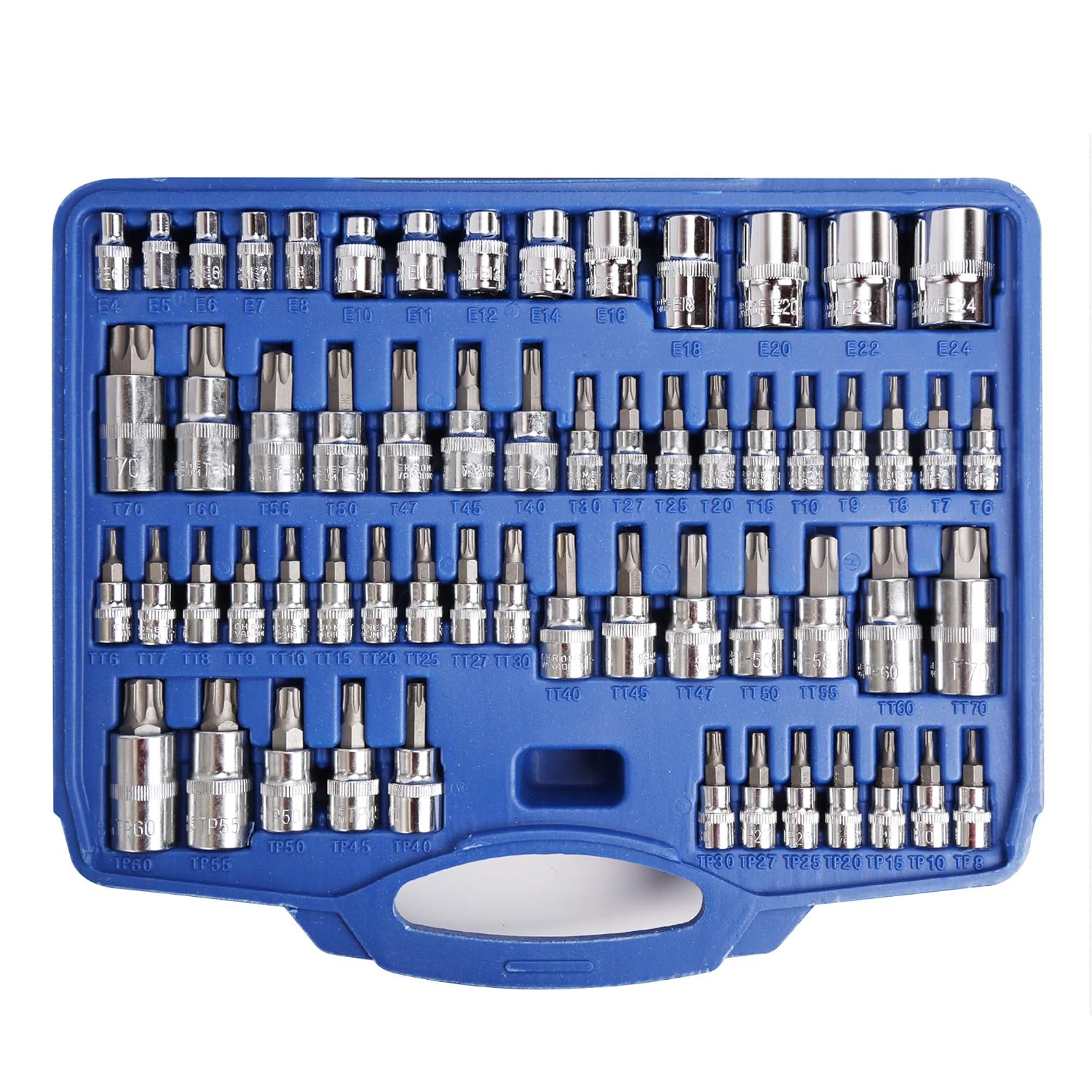 Socket Wrenches Home & Garden Master Torx Socket Set60pc Tamper Proof