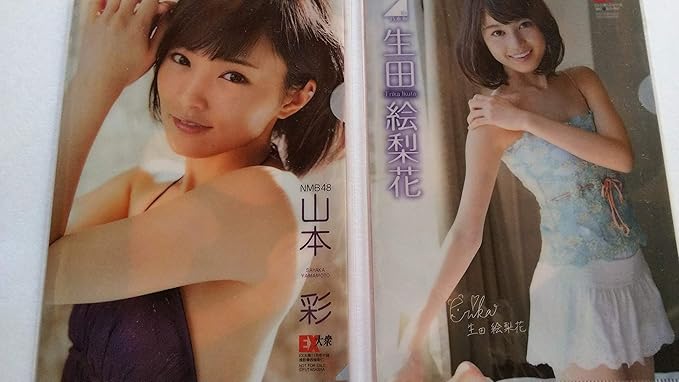 Amazon Ex大衆 クリアファイル 生田絵梨花 山本彩 2種 B5サイズ アイドル 芸能人グッズ 通販