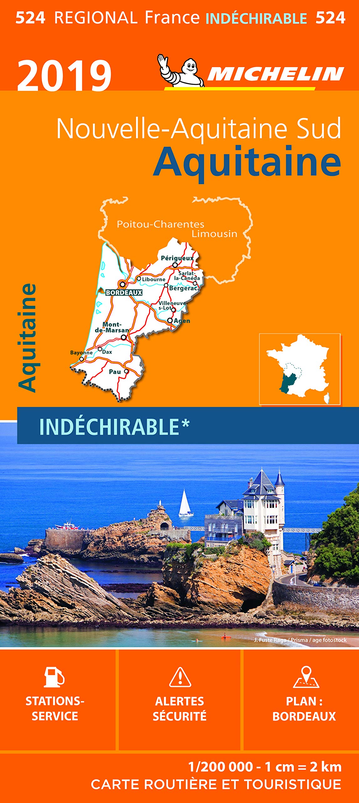Amazon Fr Carte Aquitaine Michelin 2019 Michelin Livres