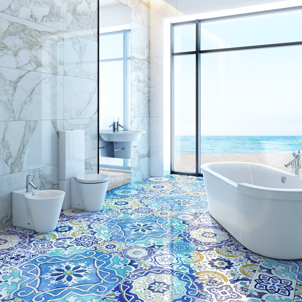 ambiance-live col-floor-rv-0551 Sticker, Multicoloured, 60 x 100 cm