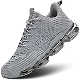Socviis Men's Air Cushion Running Shoes Breathable Tennis Fashion Sneakers Non Slip Workout Casual Sport Shoes Gym Training Comfortable Walking Shoes
