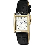 Peugeot Womens 14k Gold Plated Tank Leather Dress Watch | Desertcart Belize Peugeot Womens 14k Gold Plated Tank Leather Dress Watch | Desertcart Belize