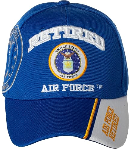 Amazon.com: United States Air Force Logo Blue Hat Cap USAF