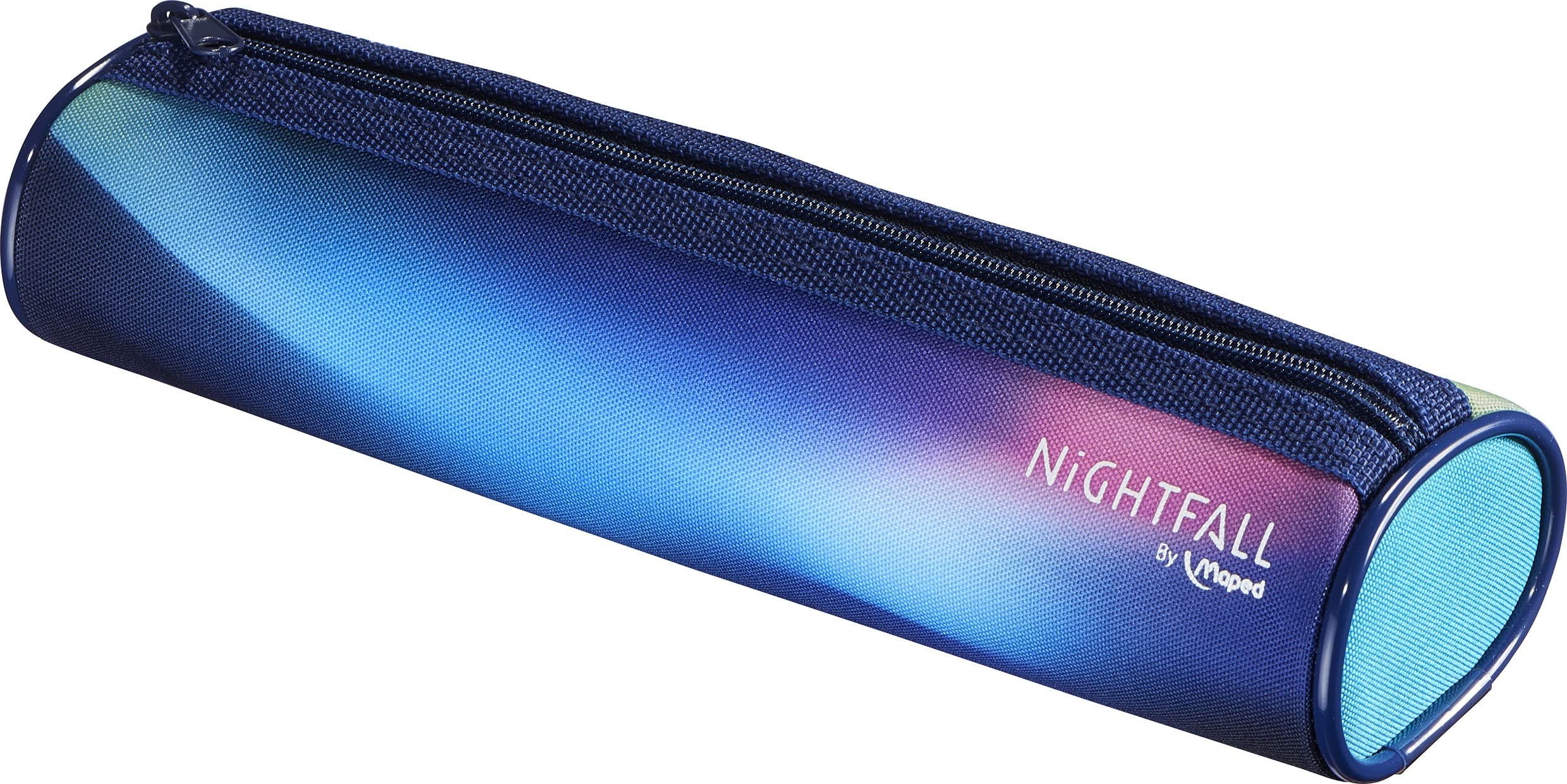 Maped - School and Craft Pencil Case Nightfall - Metal Zip - Blue