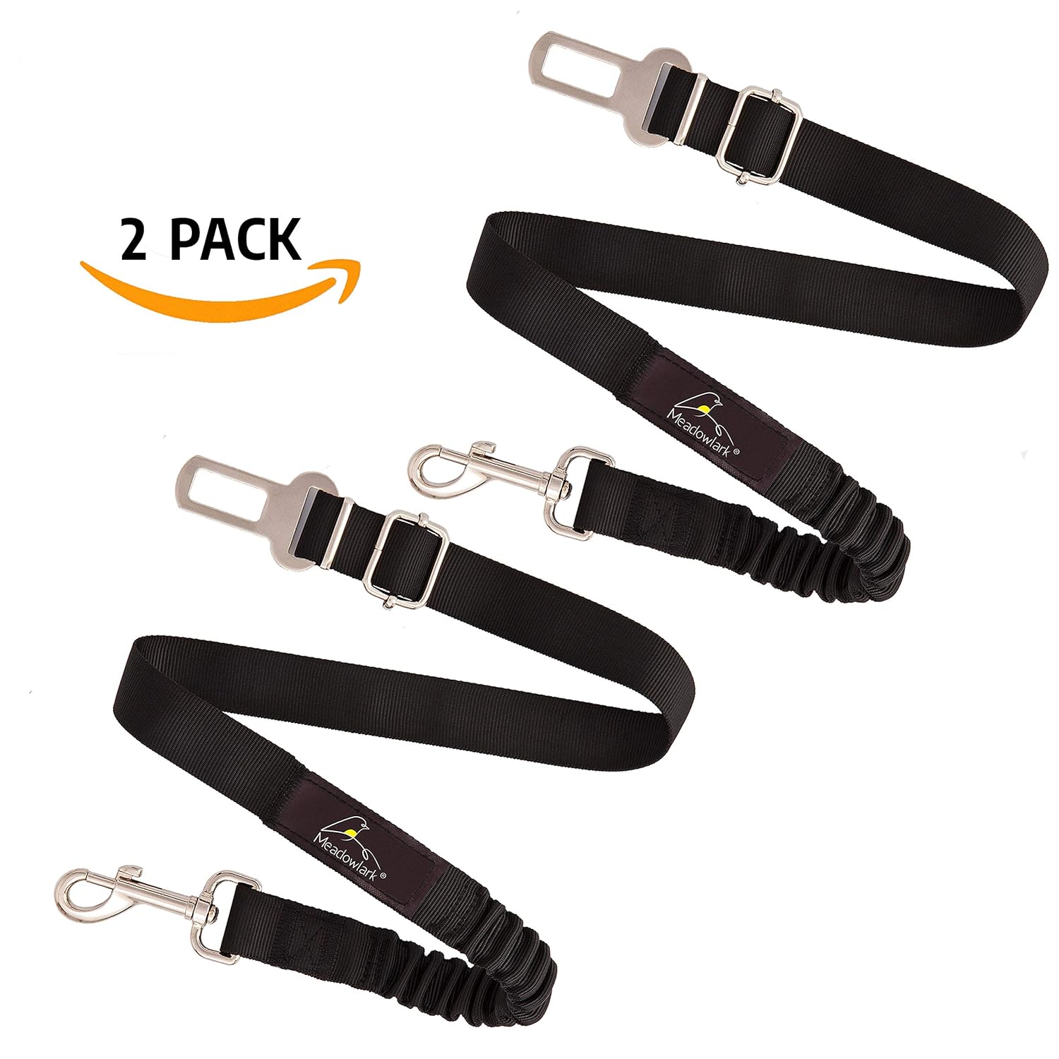 Meadowlark® Hunde Sicherheitsgurt für Auto universale Sicherheitsleine