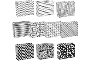 JANMINI 30 Pcs Geometric Hanging Folders with Foil Stamping Process, Including Adjustable Tabs and Inserts, Letter Size Decorative Hanging File Cabinet Inserts Organizer for Desk Office School