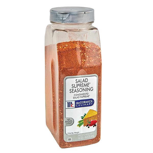 MCCORMICK CULINARY SALAD SUPREME SEASONING, 24 OZ –...