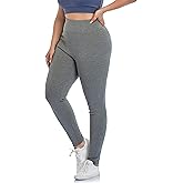 ZERDOCEAN Women's Plus Size High Waist Fleece Lined Leggings Winter Thermal Workout Yoga Pants