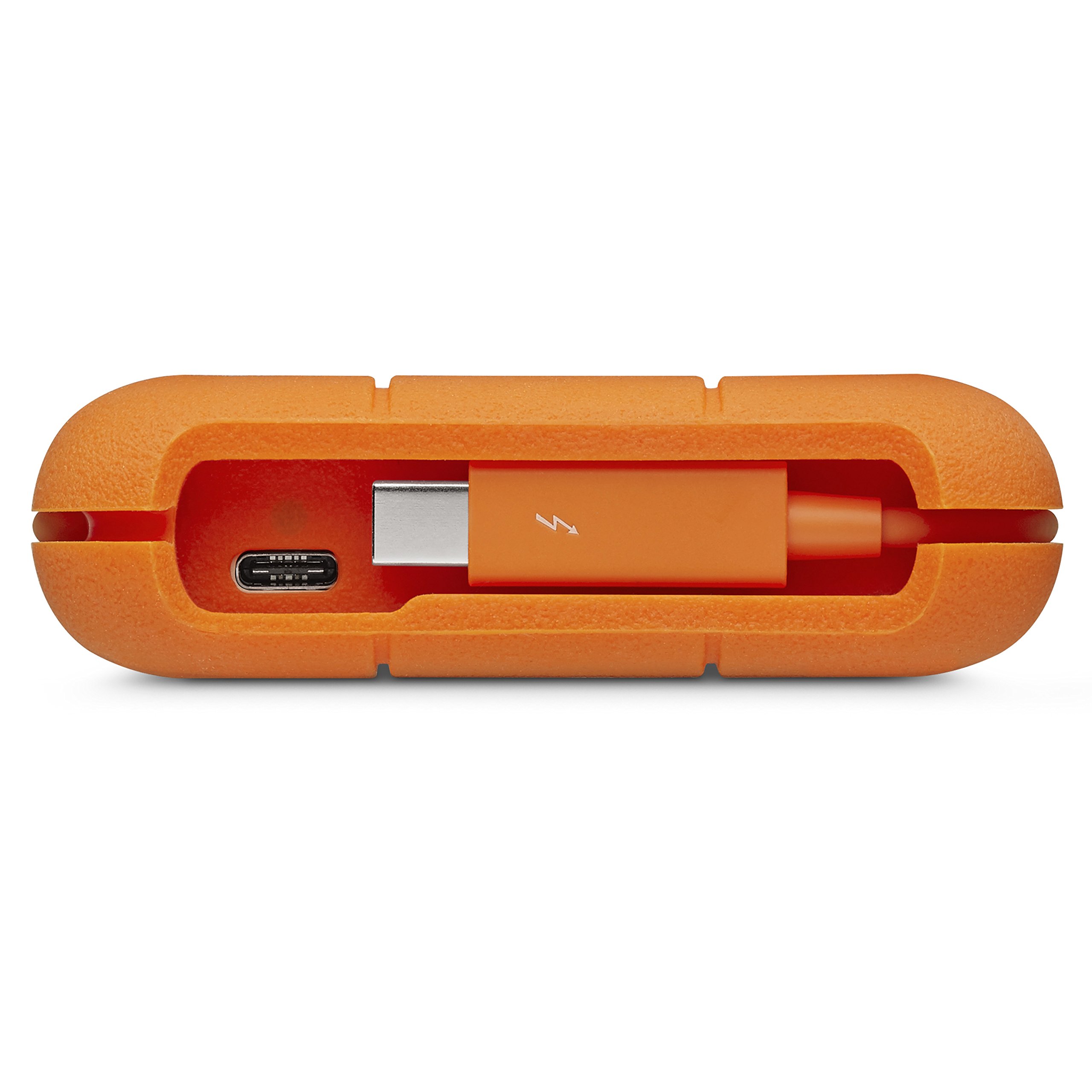 LaCie Rugged USB-C, 4TB, Portable External Hard Drive, Drop, Shock, Dust, Rain Resistant, for Mac & PC (STFR4000800)