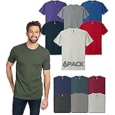Next Level Apparel 6210 Men's T-Shirts, Pack of Unisex CVC Cotton Blend Bulk Undershirt – Custom Color Set Remera para Hombre