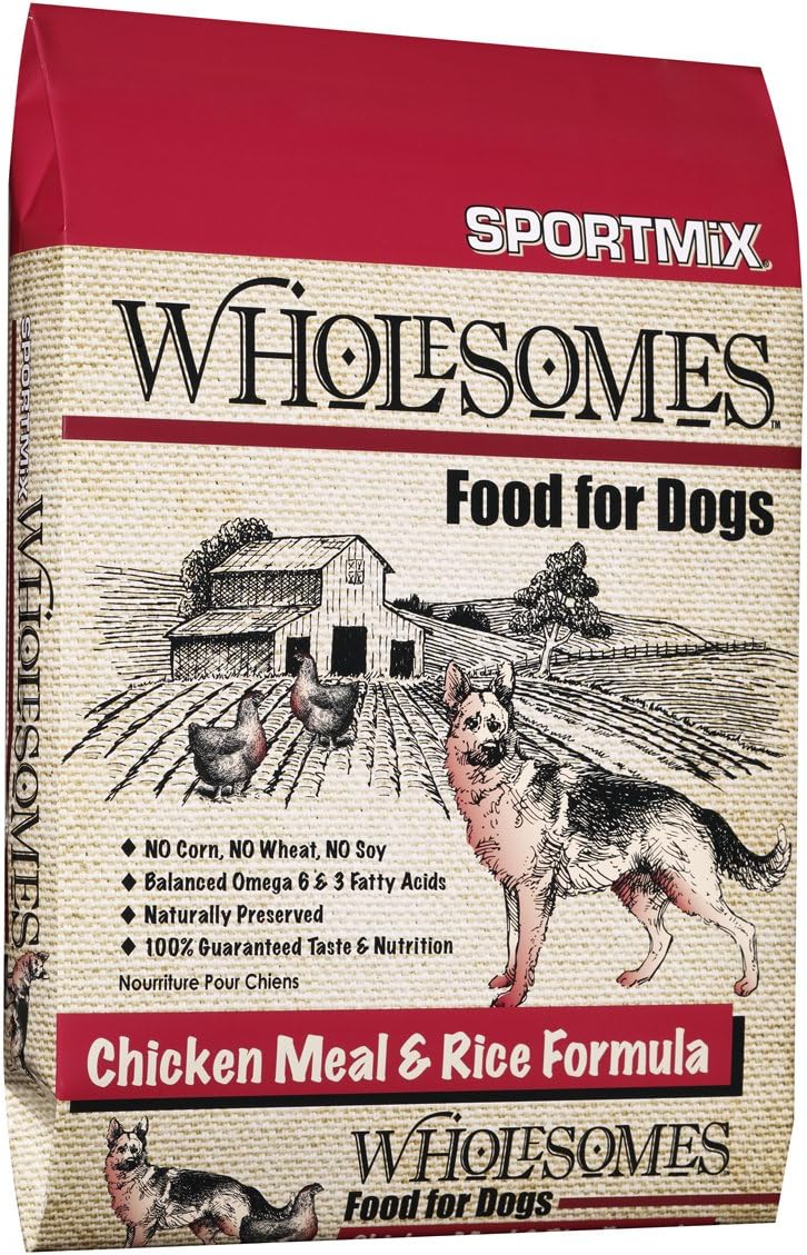 Sportmix Wholesomes Chicken Meal And Rice Formula Dry Dog Food, 16.5 Lb.