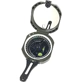 DETUCK Professional Geological Compass Lensatic Military Compass | Survival Navigation Orienteering Sighting Compasses with Mirror, for Hiking Camping Outdoors
