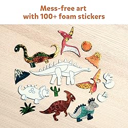 Skillmatics Foil Fun - Dinosaurs, No Mess Art for