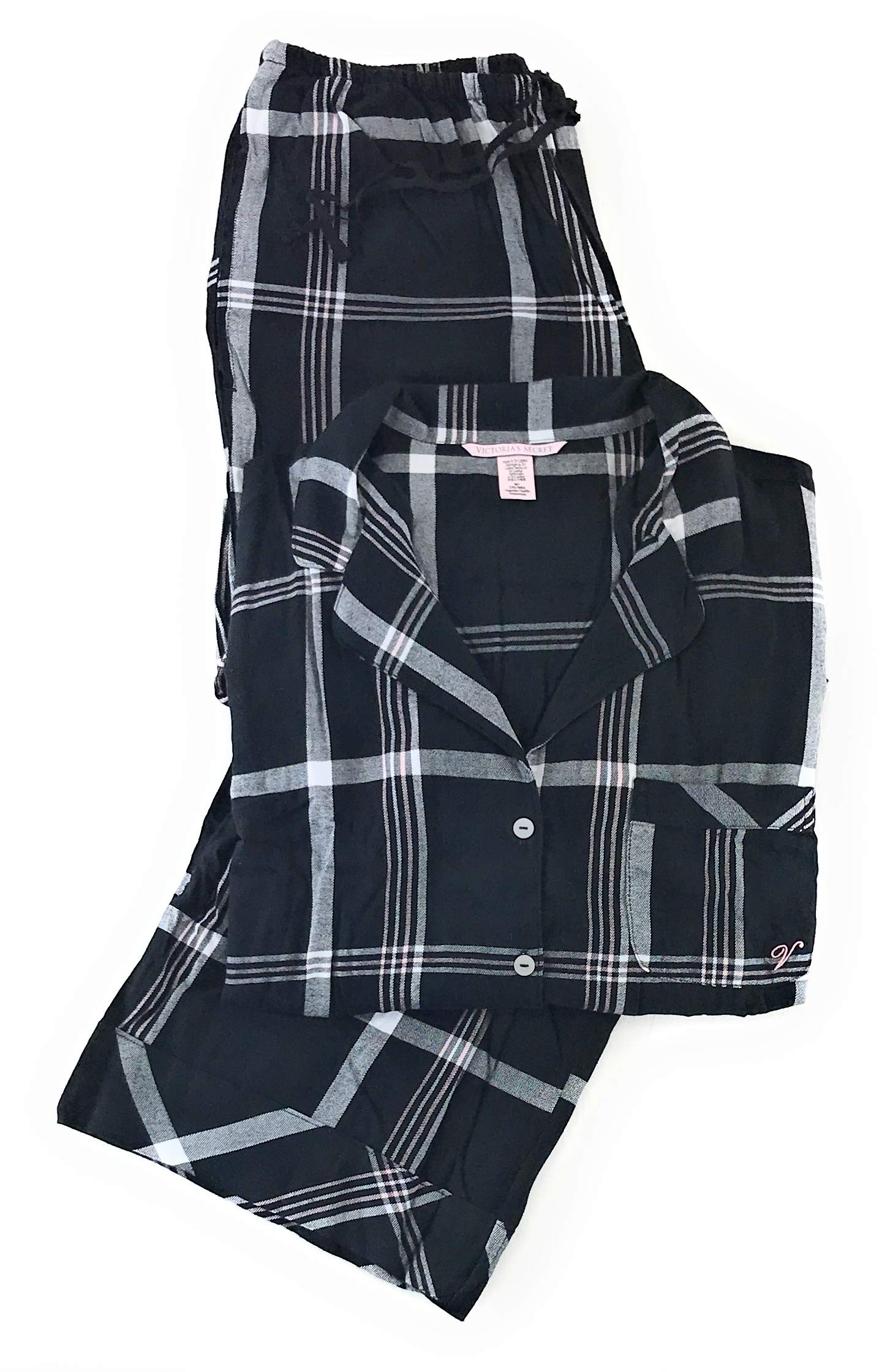 Victoria's Secret Women's Lightweight Cotton Flannel Pajamas