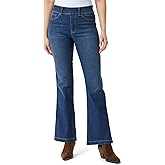 Gloria Vanderbilt Women's Shape Effect Pull On High Rise Flare Jean Standard, Laramie Whiskers