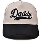 Daddy Trucker Hats for Men, New Dad 2026 Gifts,Embroidered Adjustable Vintage Baseball Caps Beige