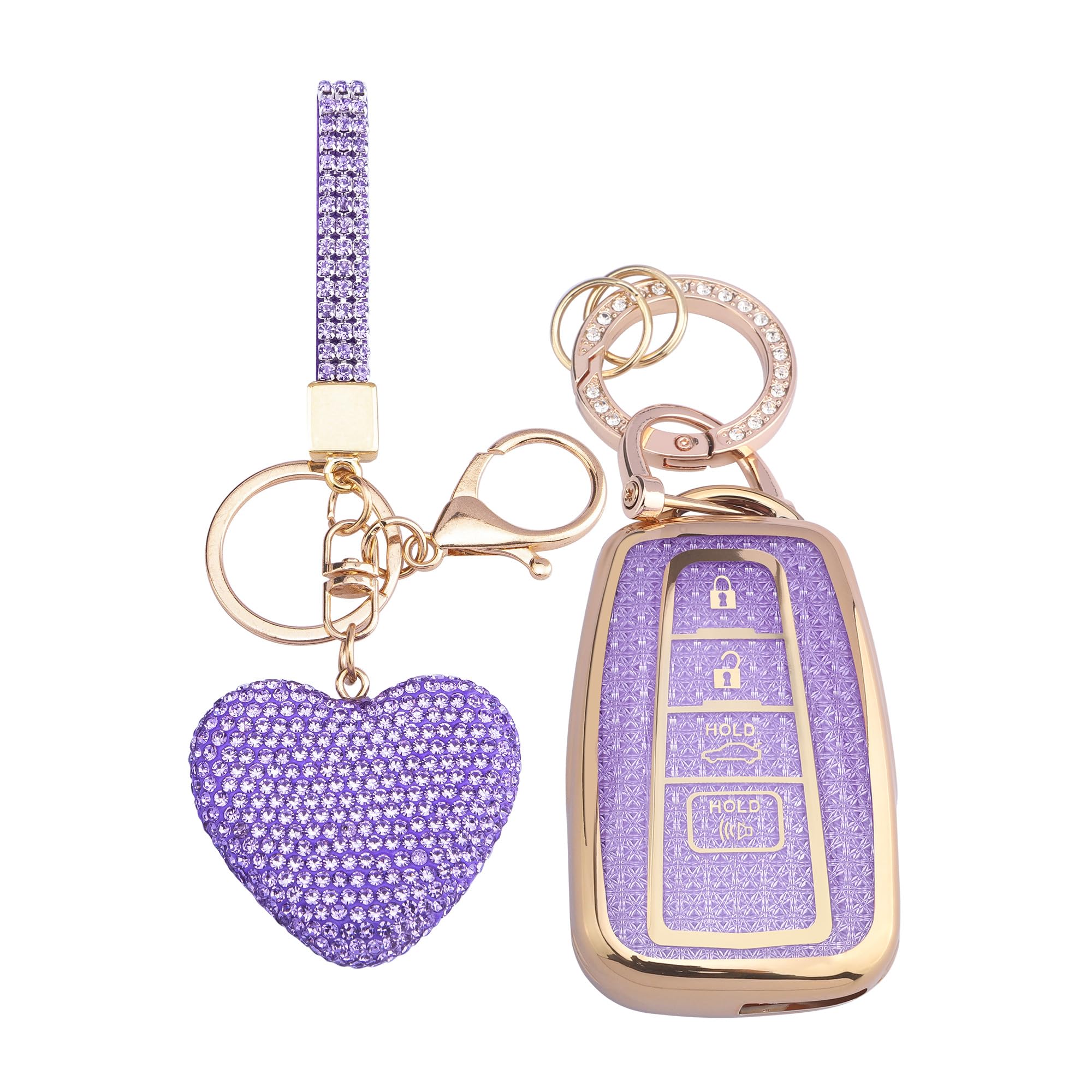 Vicoca for Toyota key fob cover with Diamond Heart