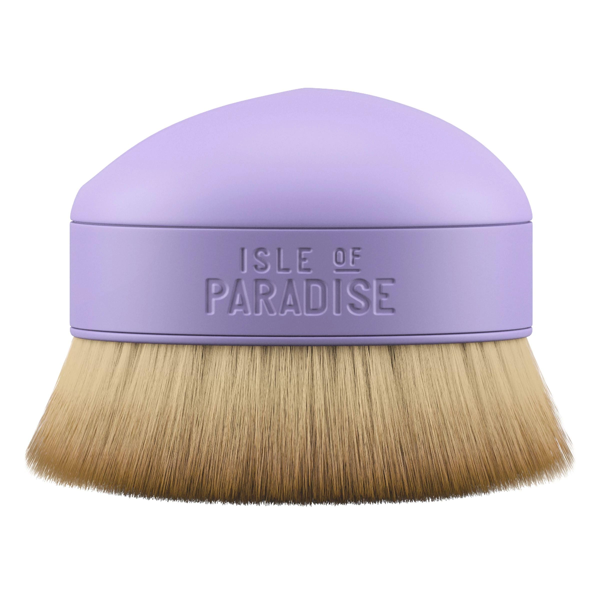 Isle of Paradise Shape & Glow Self Tan Kabuki Brush, Face & Body Applicator for Blending Tanning Mousse or Water, Streak-Free, Vegan, Synthetic Fibers, Flawless Finish, Glow Control