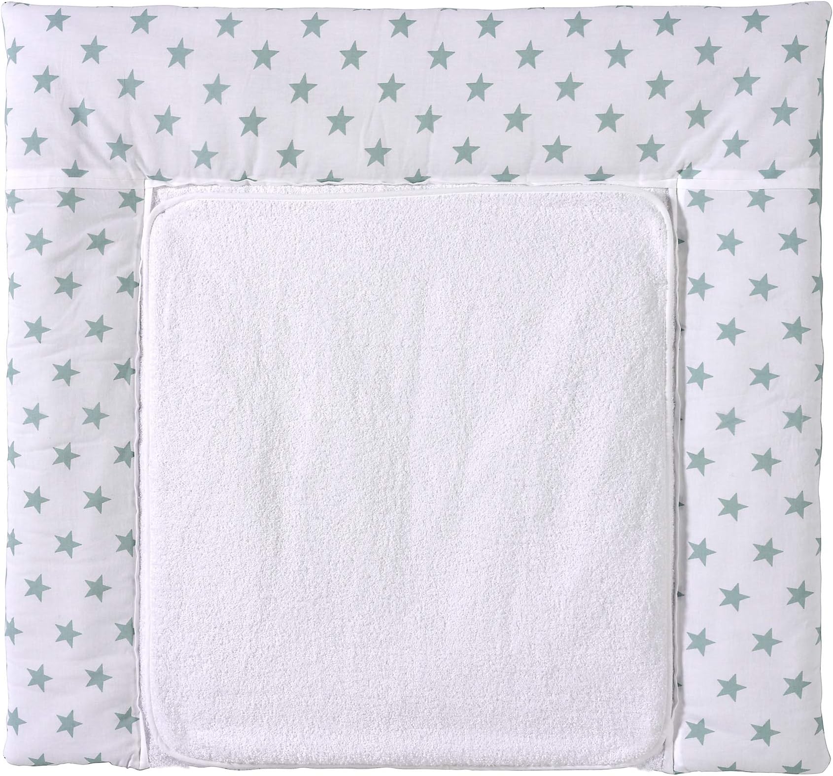 Schardt Big Stars Mint Changing Mat 80 x 75 cm with Removable Terrycloth Cover