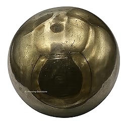 Amazing Gemstone Pyrite Crystal Ball with Stand - 2