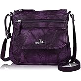 Angel Kiss Crossbody Bags for Women PU Leather Shoulder Handbag Ladies Purses and Handbag with adjustable Strap