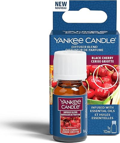 Yankee Candle Ultrasonic Aroma Diffuser Oil Black Cherry 10ml Refill