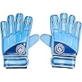 Hy-Pro Officially Licensed Manchester City F.C. Soccer Goalkeeper Gloves – Youth Goalie Size 7 - Kids Soccer Gloves for Boys and Girls with Strong Palm Grip for High Performance