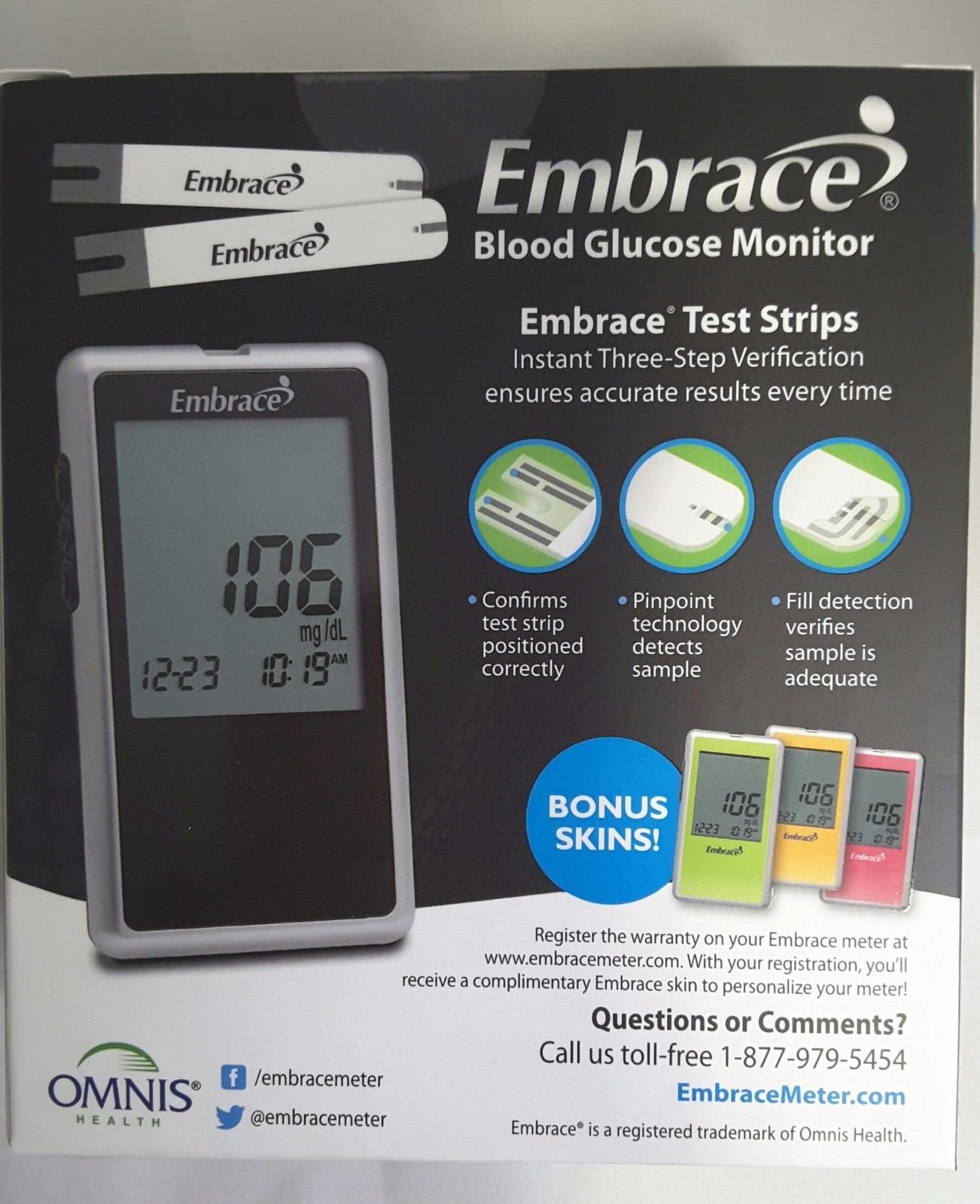 Embrace Test Strips Bundle Deal Savings 250 Ct (5 Boxes of