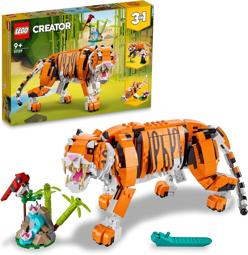 LEGO Creator 3in1 Majestic Tiger to Panda or Koi Fish Set