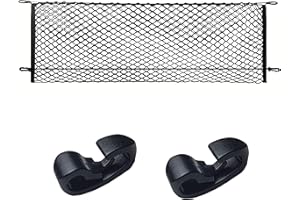 LEEZHEN Trunk Organizer Cargo Net Elastic Mesh Bed Net with Hooks Compatible with Ford Maverick XL XLT 2022 2023 2024