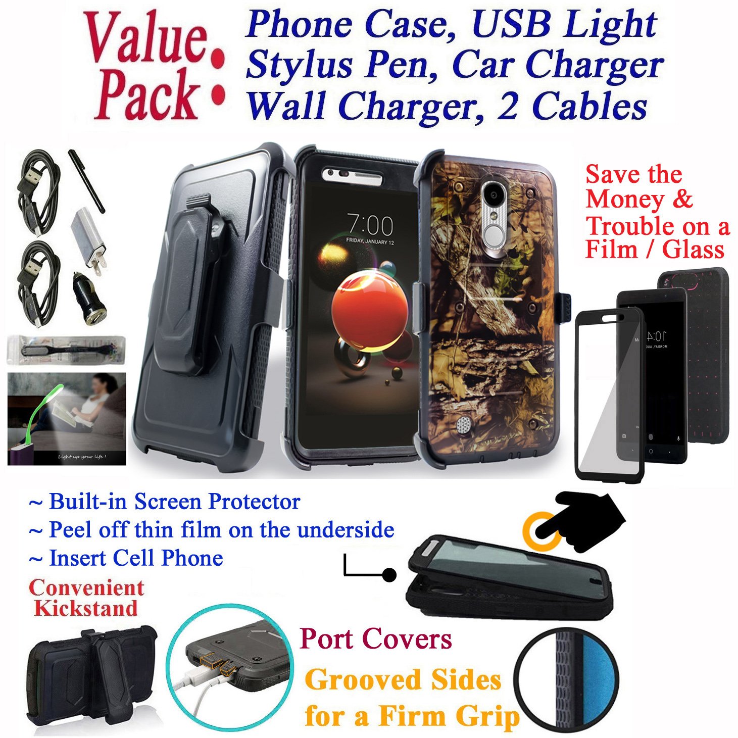 Best phone case lg optimus zone 3 camo