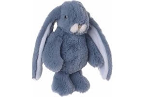 Bukowski Bears Junior Kanini, Fjord Blue - Bunny Stuffed Animals, 8.5-Inch Stuffed Bunny Toys, Bunny Plush Toys,Teddy Bear Stuffed Animal, Baby Stuffed Animals