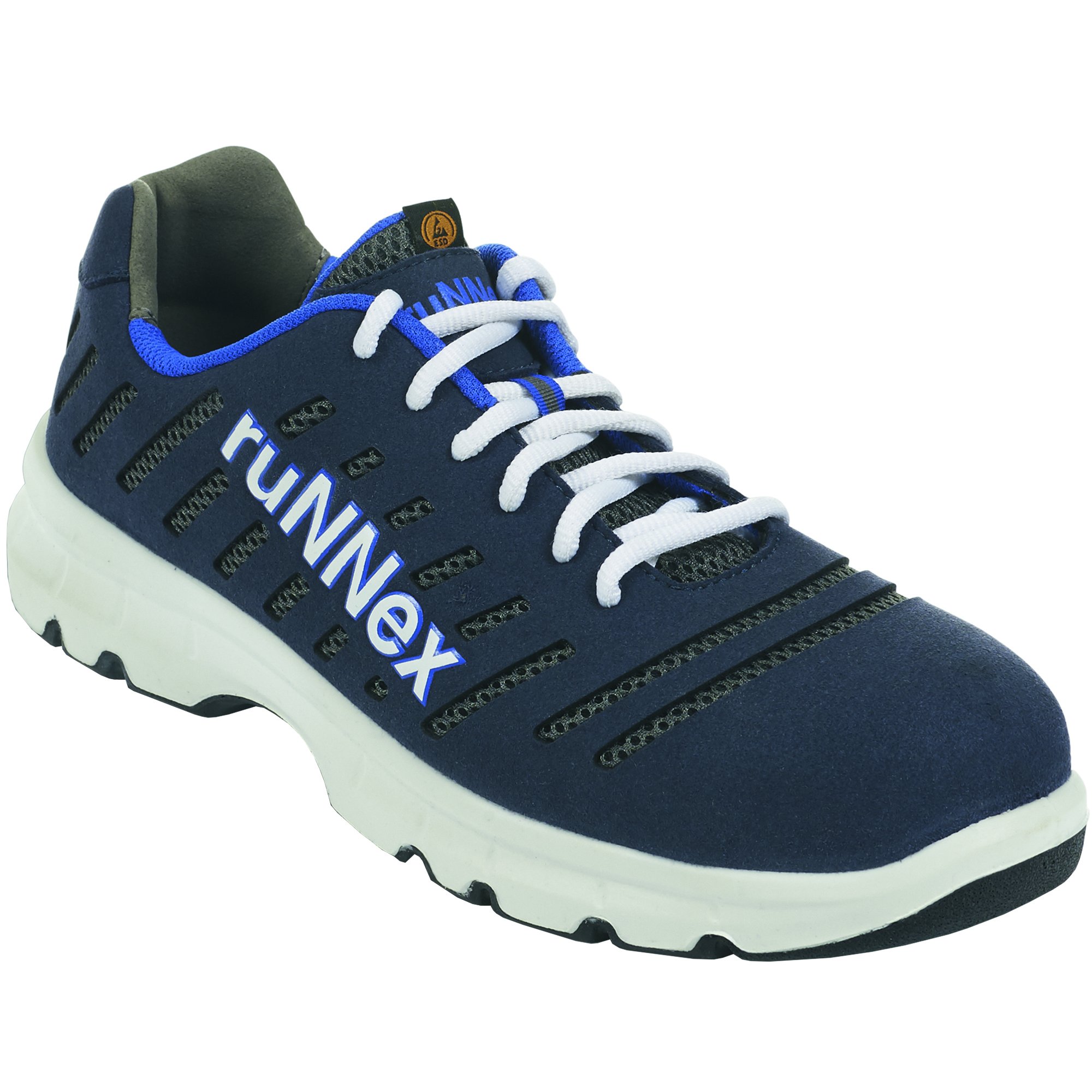 ruNNex 5173-40 Safety shoes, Flex Star, S1P, Size 40, Blue/White/Grey - EN safety certified