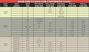 sock size conversion