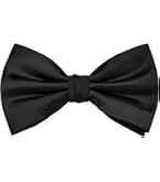 Tyqour Pajarita De Terciopelo Para Hombre, Corbatín Ajustable Preatado Para Hombres, Pajarita Negra Para Hombres, Corbatín Negro Para Niños Para Camisas, Chalecos, Esmoquin, Trajes De Fiesta, Regalos