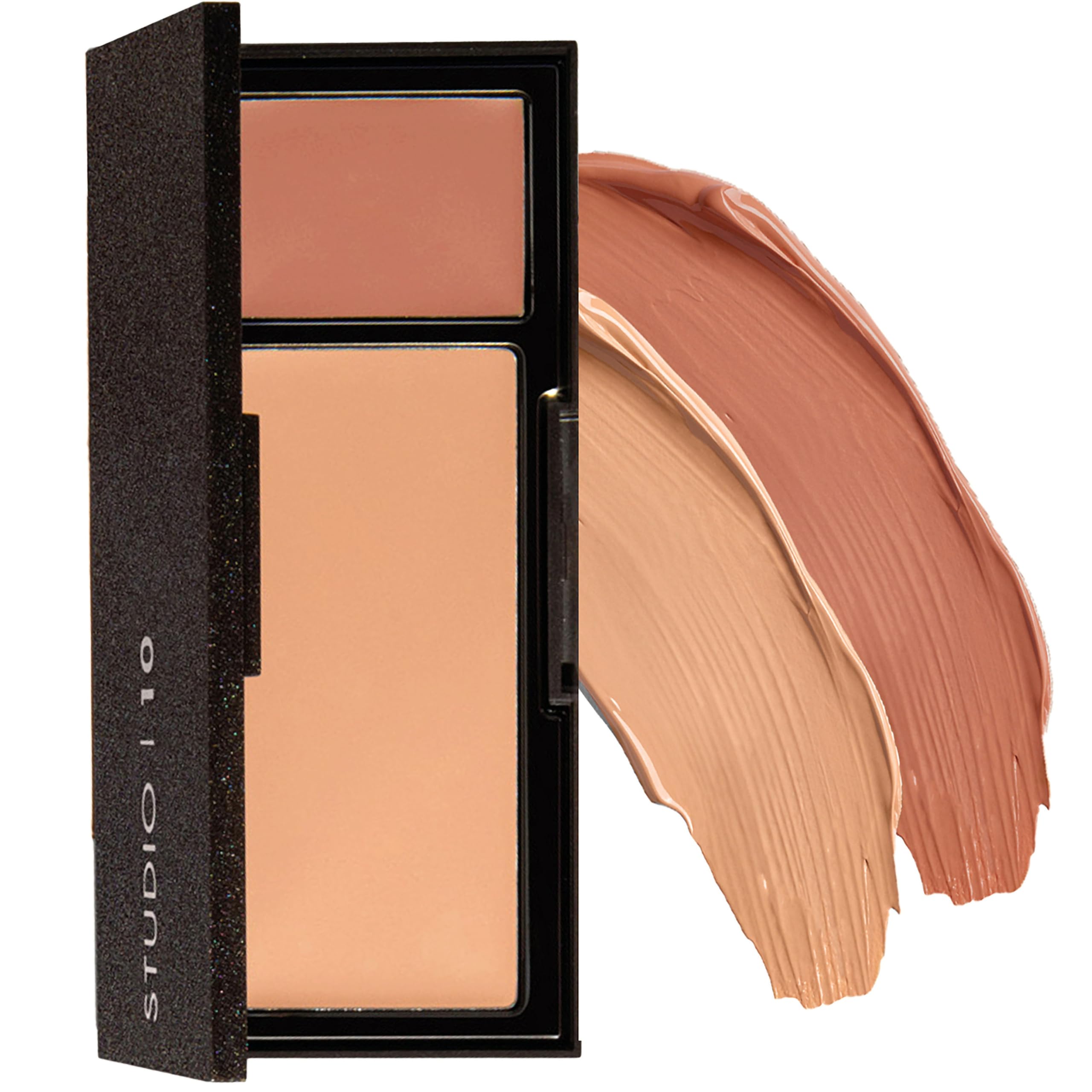 Serum Foundation with SPF30 – Soft Dark Shade, Colour Adjusting Dewy Foundation with Skincare & Peptides for Mature Dry Skin